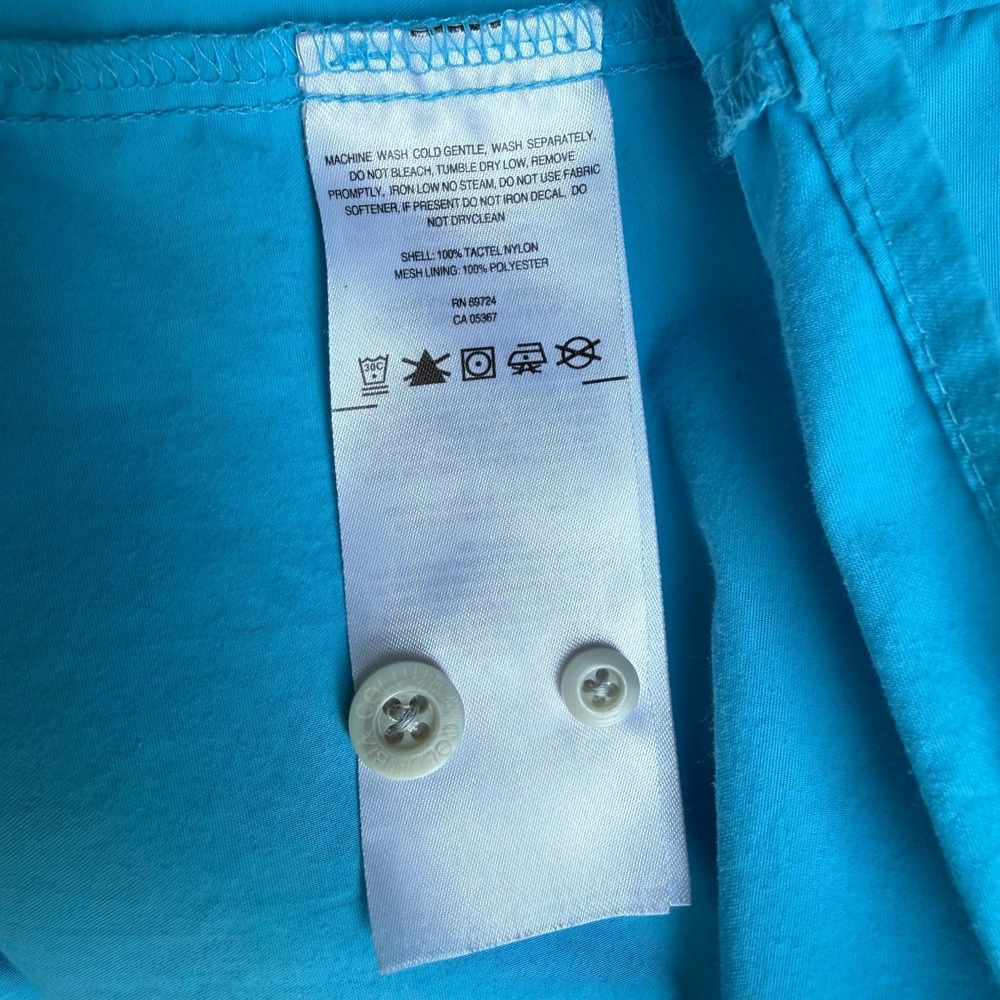 Columbia PFG Mens Teal Fishing Shirt 2XL Vented Long Sleeve Relaxed Fit Casual - Picture 13 of 13